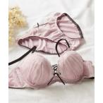 ブラジャー ショーツセット ブラジャーショーツセット「感激のブラ・脇すっきり」グラシアナレースブラ&ショーツセット(Fカップ)