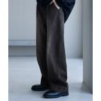 ショッピング無地 パンツ デニム ジーンズ メンズ 「SERACE」Loose silhouette vintage denim wide pants / ルーズシルエ