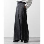 ショッピングデニム パンツ デニム ジーンズ メンズ 「CLEL」Vintage Design Flare Denim Pants /ヴィンテージデザイン フレアデニムパ