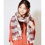  muffler палантин [ коричневый i - ne] красочный окантовка акрил шаль женский мужской 
