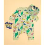 ベビー服 総柄カバーオール マイファーストブリーズ