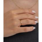 指輪 リング 1mm Zirconia Ring / 1石 金属アレルギー対応 サージカルステンレス レディース