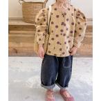 ブラウス シャツ aimoha-KIDS- 子供服　タク入りボリューム袖水玉模様ブラウス キッズ 子供服 男の子 女の子