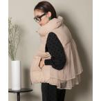 ベスト ジレ バックチュール ダウンベスト レディース