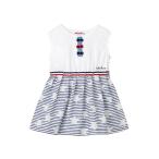 ワンピース ボーダー×星柄ワンピース キッズ 子供服 女の子