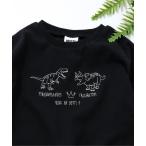 tシャツ 恐竜VS刺繍Tシャツ キッズ 子供服 男の子