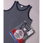 タンクトップ (LK)「JEMORGAN」「パックT」ワッフル ボーダー タンクトップ メンズ レディース