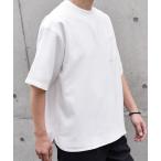 ショッピングラウンド tシャツ Tシャツ メンズ SHIPS any: 「洗濯機可能」ラウンド フェイク レイヤード Tシャツ 24SS （セットアップ対応）