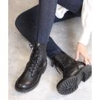 ショッピングローズ ブーツ KLONDIKE/クロンダイク ボリュームソール レザー 編み上げブーツ レディース