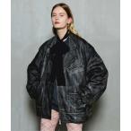 ジャケット ライダースジャケット レディース Leather Riders Jacket/レザーライダースジャケット「MAISON SPECIAL/メ