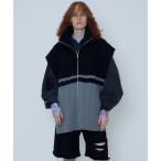 ショッピングポンチョ カーディガン Cable Fastener Poncho/ケーブルファスナーポンチョ「MAISON SPECIAL/メゾンスペシャル」 レディース