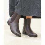 ブーツ 「撥水革」サイドゴアショートブーツ レディース