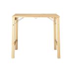 ショッピング折りたたみ 家具 パイン材テーブル・折りたたみ式　幅８０×奥行５０×高さ７０ｃｍ．