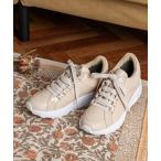 スニーカー もちふわ 軽量 レースアップスニーカー レディース