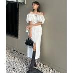 ワンピース オフショルレイヤードキャミワンピース