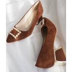 ショッピングパンプス パンプス パールチャームパンプス