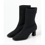 ブーツ 「洗える」撥水 ストレッチブーツ レディース