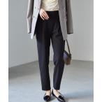 ショッピング裏起毛 スラックス パンツ 裏起毛美脚シルエットタックパンツ レディース