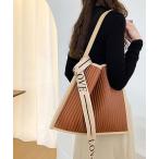 トートバッグ プリーツトートバッグ レディース