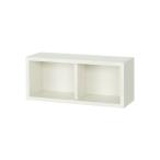 インテリア 壁に付けられる家具箱　オーク材突板　ライトグレー４４ｃｍ