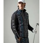 ショッピングリゾート ブルゾン アウター LUXEAKMPLUS×roar(リュクスエイケイエムプラス)ゴルフ 総柄ロゴ中綿ブルゾン メンズ レディース