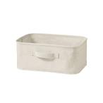 ショッピング無印 収納 ポリエステル麻　ソフトボックス　長方形　小　約幅３７×奥行２６×高さ１６ｃｍ