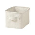 収納 ポリエステル麻　ソフトボックス　長方形　ハーフ　小　約幅１８．５×奥行２６×高さ１６ｃｍ