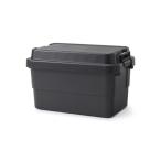 ショッピング無印 収納 再生ポリプロピレン入り　頑丈収納ボックス　ダークグレー  大　約幅６０×奥行３９×高さ３７ｃｍ　　約５０Ｌ