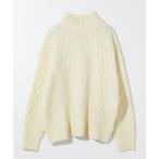 ショッピングタートル ニット セーター MIDIUMISOLID アラン編みニット レディース