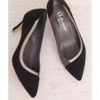 パンプス カラーブロックポインテッドトゥパンプス