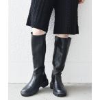 ショッピングロングブーツ ブーツ 「SHIPS any別注」eblouna: トラックソール ロング ブーツ レディース