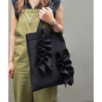 トートバッグ 再入荷 「軽量」カオスフリルビッグトートバッグ 大容量 レディース
