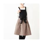 エプロン キルト フルエプロン カーキ