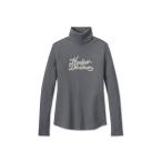 ショッピングハーレーダビッドソン tシャツ スーパースターミルウォーキーリブタートルネック レディース