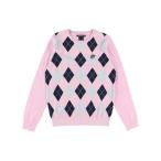 ショッピングアーガイル ニット セーター WOMENS アーガイル 長袖プルオーバー レディース