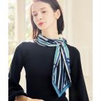 スカーフ バンダナ 日本製シルクラグジュアリーリボンスカーフ