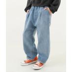 パンツ 楽デニム ルーズタックパンツ キッズ 子供服 男の子 女の子