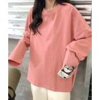 tシャツ サイドスリットBIGロンT レディース