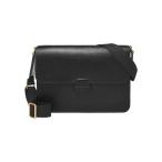 ショルダーバッグ フォッシル メッセンジャーバッグ メンズ レザー ブラック A4収納可 MBG9613001 メンズ