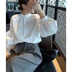 ブラウス シャツ ボリュームギャザースリーブブラウス レディース