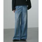 ジーンズ 「CALLNE」1Tuck Wide Straight Deinm / 1タックワイドストレートデニム（12.8oz） メンズ レディース