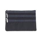 ポーチ 3ZIP COSMETIC ディープシーブルー レディース メンズ