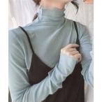 tシャツ Lilamusant(リラミュゾン)メローハイネックシアートップス レディース メンズ