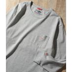 tシャツ 「BALL/ボール」ヘビーウエイトコットン ワッペンポケ付きロングスリーブTシャツ メンズ レディース