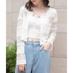 カーディガン レディース 3.3 Field Trip／ハナガラカーデ 2972351