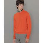 セーター ニット 「LEON掲載」ガーメントダイクルーネックニット メンズ