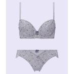 ブラジャー ショーツセット 「WEB限定ブラ&ショーツセット」すっきりスムースブラ「B,Cカップ」 WHU + Hikini 39 Y3 A1 RL1