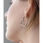 ピアス ハートフープピアス レディース