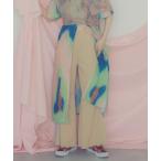 パンツ サイドラインラッパジャージ レディース