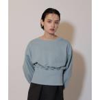 トレーナー スウェット ウエストリブ裏毛プルオーバー レディース